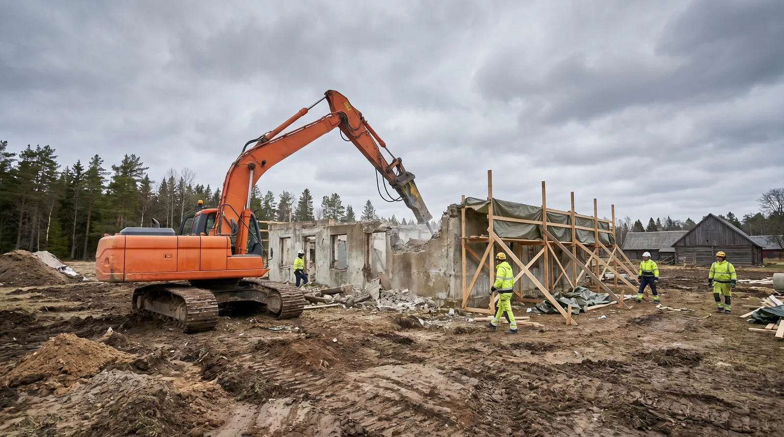 Lisateenused — lammutustööd ja taastamine